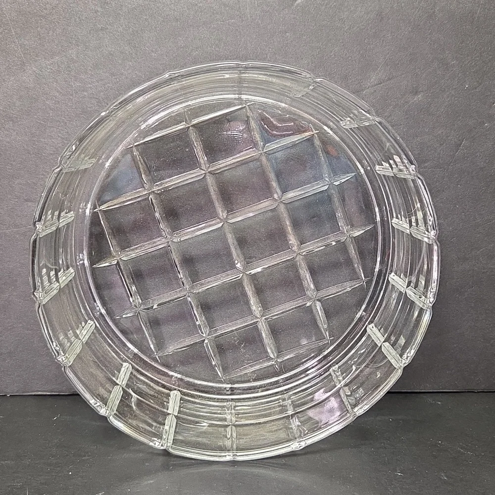 Studio Nova Dinner Party Round Crystal Clear Hostess Bowl 6‎ ¼
